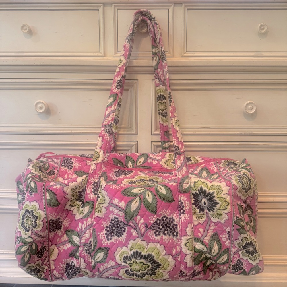 Vera Bradley Pink Floral Travel Bag